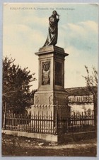 Stary PC Częstochowa statuetka ks. Kordecki Poland Original Postcard na sprzedaż  PL