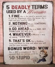 Deadly terms used for sale  Center