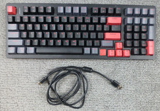 Teclado mecânico sem fio IROK FE98Pro preto vermelho cinza em excelente estado usado comprar usado  Enviando para Brazil
