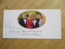 Trigema Chef Unternehmerlegende Wolfgang Grupp - handsigniertes Autogramm!!! comprar usado  Enviando para Brazil