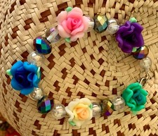 Bracelet necklace flower for sale  Dunnellon