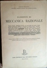 Elementi meccanica razionale usato  Cagliari