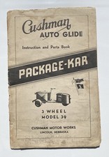 Cushman motors instructions for sale  Winston Salem