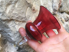 Usado, Veilleuse Verre Sang de Boeuf Eglise Antique French Glass Luminaire XIX siècle comprar usado  Enviando para Brazil