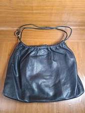 Black genuine leather for sale  BANGOR