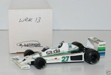 WESTERN MODELS SIGNED 1st VERSION - 1/43 SCALE WRK13 SAUDIA WILLIAMS FW06 JONES comprar usado  Enviando para Brazil