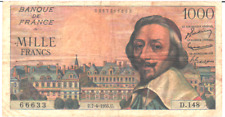 Billet 1000 francs d'occasion  Olonzac