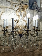 Lustre bronze doré d'occasion  Avignon