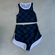 Blusa e parte inferior de surf Free People Salt Gypsy jade estampada peça única. Médio. comprar usado  Enviando para Brazil