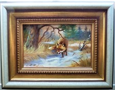ölgemälde holz fuchs gebraucht kaufen  Alsbach, Deesen, Nauort