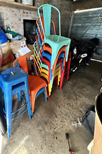 Red metal tolix for sale  WITHAM