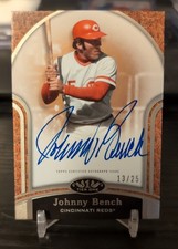 Usado, 2020 Topps Tier One Johnny Bench Next Level autógrafo /25 comprar usado  Enviando para Brazil