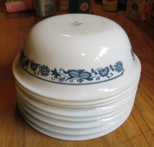 Cereal bowls blue for sale  Bear Lake