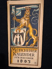 Münchener kalender jahr gebraucht kaufen  München