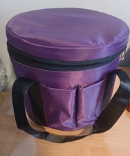 Estojo de transporte acolchoado roxo tigela de canto 8" L × 6" D comprar usado  Enviando para Brazil