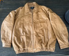Men leather bomber for sale  Chicago Ridge