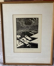 Original 1930s woodcut for sale  MANCHESTER