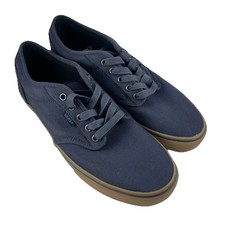 Sapatos de skate Vans Atwood tamanho 10 azul marinho solas de goma sapatos masculinos de lona comprar usado  Enviando para Brazil