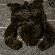 Tapete de pelúcia Chrisha brincalhão pele de urso urso marrom grande comprar usado  Enviando para Brazil
