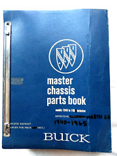 1940-1965 Buick Master Chassis Livro de Peças, Manual de Lista de Catálogo do Revendedor Original comprar usado  Enviando para Brazil