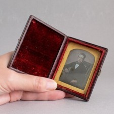Antique photo case for sale  STEYNING