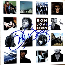 INSERÇÃO DE CD ASSINADA POR JON BON JOVI PARA O ÁLBUM "CRUSH" IT'S MY LIFE-- CERTIFICADO DE AUTENTICIDADE comprar usado  Enviando para Brazil