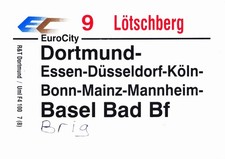 Zuglaufschild 114 ec gebraucht kaufen  Osnabrück