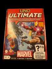Mattel UNO Ultimate Marvel Card Game - Novo, mas sem cartas foil 1ª edição 2022 comprar usado  Enviando para Brazil