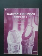 Partition - GAETANO PUGNANI - Sonate n°3 en fa maj pour flute et piano comprar usado  Enviando para Brazil