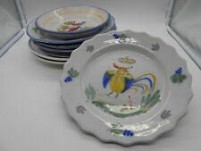 Lot assiettes coq d'occasion  Saint-Calais
