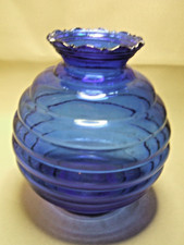Vintage cobalt glass d'occasion  Expédié en Belgium