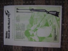 Webley hawk mk2 for sale  WOKINGHAM