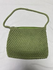 Bolsa de ombro Lina Vintage Y2K linha de crochê verde comprar usado  Enviando para Brazil