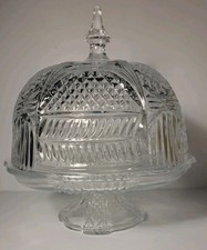 Crystal cake stand for sale  Glouster