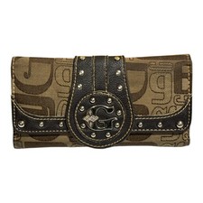 Carteira clutch feminina Guess com zíper, usado comprar usado  Enviando para Brazil