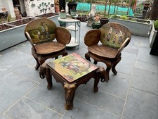 Oriental carved wooden for sale  BEDALE