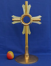 Ostensoir monstrance laiton d'occasion  Bollwiller
