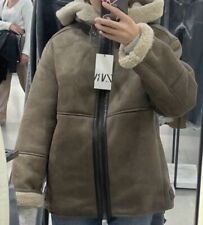 Manteau fourrure zara d'occasion  Villecresnes