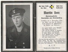 Sterbebild matrose kriegsmarin gebraucht kaufen Sterbebild matrose kriegsmarin gebraucht kaufen  Greding