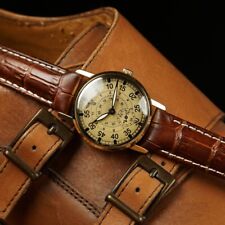 Raro reloj ZiM militar soviético para hombre aviación POBEDA - mecánico vintage años 80., usado segunda mano  Embacar hacia Argentina