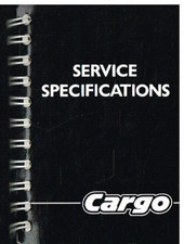 FORD IVECO CARGO (COM MOTOR FORD PERKINS DEUTZ CUMMINS) '88 LIVRO DE ESPECIFICAÇÕES DE SERVIÇO comprar usado  Enviando para Brazil