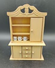 Miniatura feita à mão buffet madeira casa de bonecas móveis 6 1/4" de altura + mini canecas  comprar usado  Enviando para Brazil
