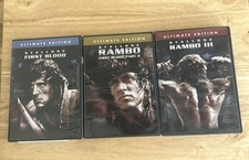 Rambo Trilogy (DVD, 2004, 3-Disc Ultimate Collectors Edition) Sylvester Stallone comprar usado Rambo Trilogy (DVD, 2004, 3-Disc Ultimate Collectors Edition) Sylvester Stallone comprar usado  Enviando para Brazil