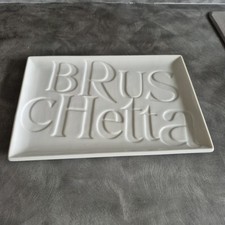 Piatto portata bruschetta usato  Spedire a Italy