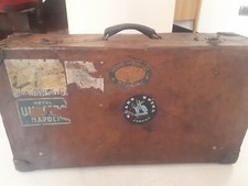 Valigia pelle vintage usato  Bari