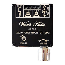 Módulo de placa amplificador de potência digital áudio Bluetooth estéreo 2.0 canal duplo comprar usado  Enviando para Brazil