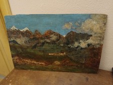 Quadro olio tavola usato  Borgo San Giacomo