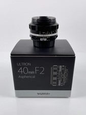 Voigtlander SLR-Mount 40mm F2 ULTRON SL-II S AIS Asférico para Nikon comprar usado  Enviando para Brazil