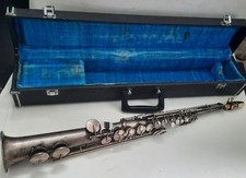 VINTAGE 1950'S KING H.N. SAX ALTO BRANCO PASSO BAIXO COM ESTOJO #54817 comprar usado  Enviando para Brazil