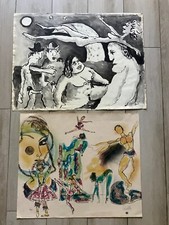 Pair vintage artworks for sale  Miami Beach